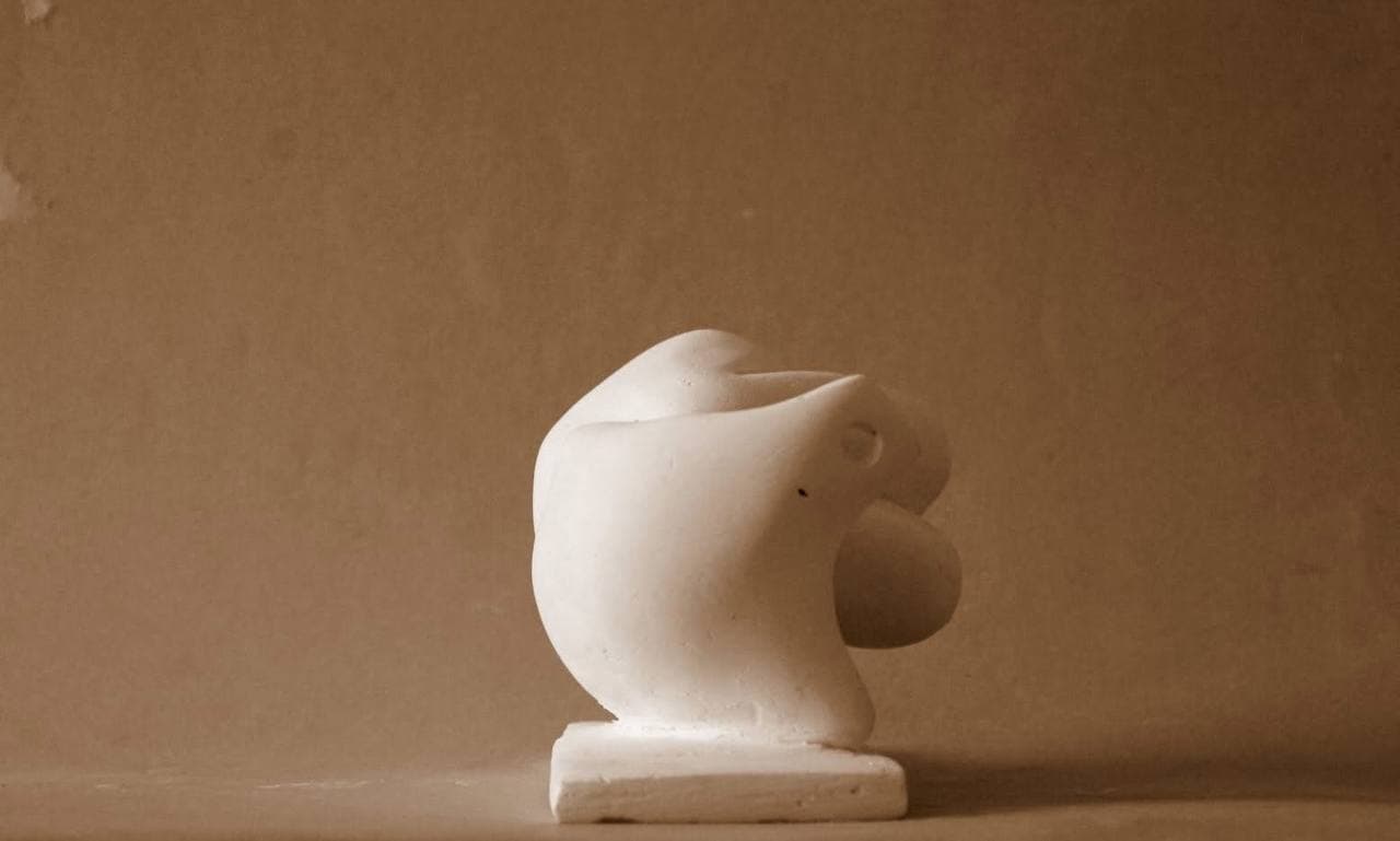 Folded Form, full view in warm light